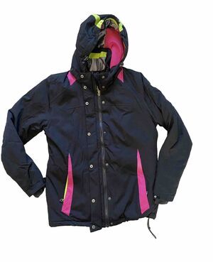Killtec Jacket Womens Size 12 Waterproof Ski Snow Outdoors Pink & Black Coat